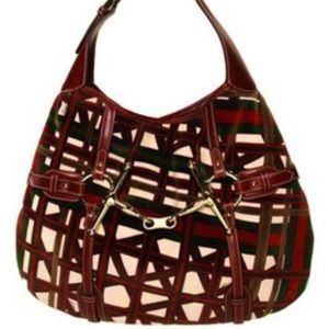Limited edition Gucci Velvet 85th Anniversary Bridal Bit Hobo Bag Large